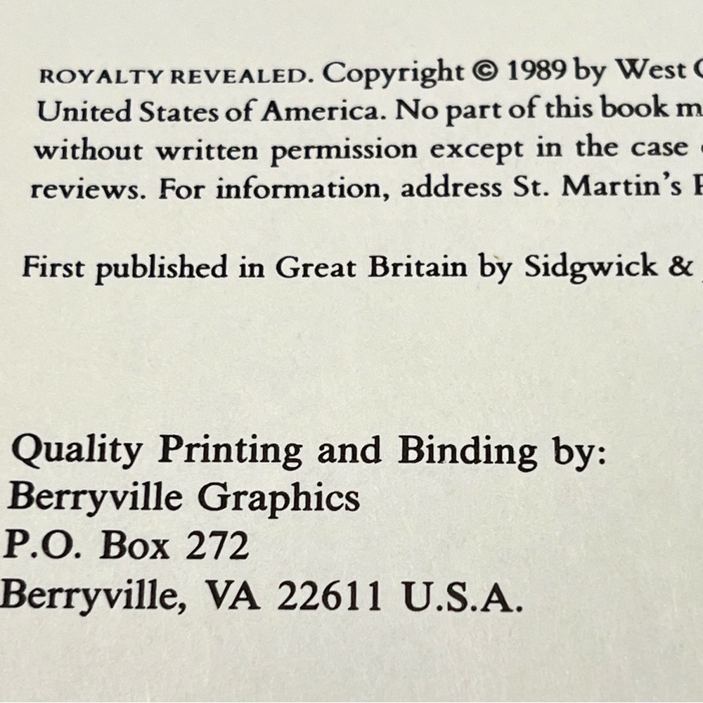 Royalty Revealed 1989 A Look At The Secret World Of Britain’s Royal Family - Picture 7 of 7